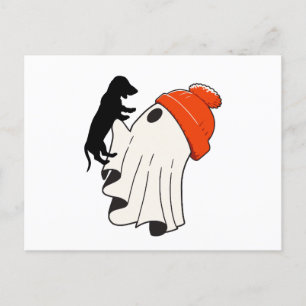 Cartes Pour Fêtes Annuelles Cute Fantôme Dachshund Lover