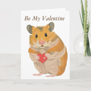 Cartes Pour Fêtes Annuelles Cute Hamster