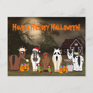 Cartes Pour Fêtes Annuelles Cute Have the Horsey Halloween Horse