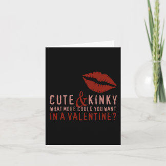 Cartes Pour Fêtes Annuelles Cute & Kinky Valentine Lips