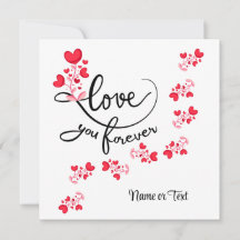 Cute Love You Forever Personnalisé