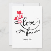 Cute Love You Forever Personnalisé