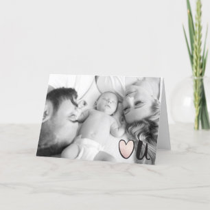 Cartes Pour Fêtes Annuelles Cute Rose Gold Heart You Valentine's Day Photo