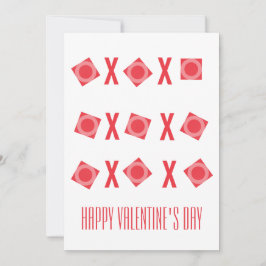 Cartes Pour Fêtes Annuelles Cute Valentines Hugs & Kisses XO