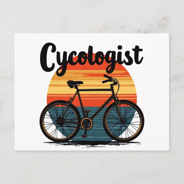 Cartes Pour Fêtes Annuelles Cycologiste : Energetic Biker Tee - pour le cyclis (Devant)