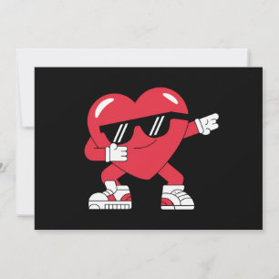 Cartes Pour Fêtes Annuelles Dabbing Coeur drôle Cadeaux Valentines Jour