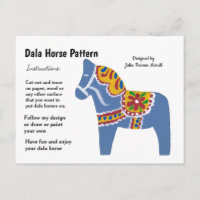 Dala Horse Motif à partager