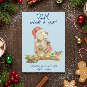 Cartes Pour Fêtes Annuelles Dam Quelle année Beaver 2020 Noël