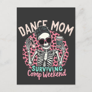 Cartes Pour Fêtes Annuelles Dance Maman Survie Comp Week-end