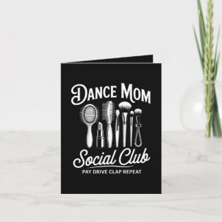 Cartes Pour Fêtes Annuelles Dance Mom Social Club Mommy