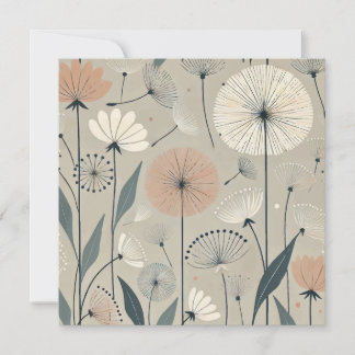 Cartes Pour Fêtes Annuelles Dandelion Dandies Design d'impression