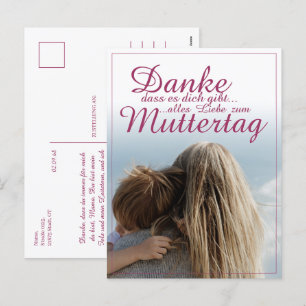 Cartes Pour Fêtes Annuelles Danke, dass es dich gibt, Muttertag, Mutter & Kind