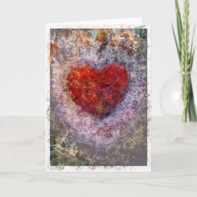 Cartes Pour Fêtes Annuelles Dans les morceaux (Devant)