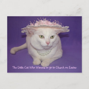 Cartes Pour Fêtes Annuelles Dans son Bonnet de Pâques