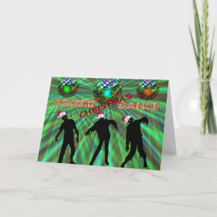 Cartes Pour Fêtes Annuelles Danse de Zombie Christmas