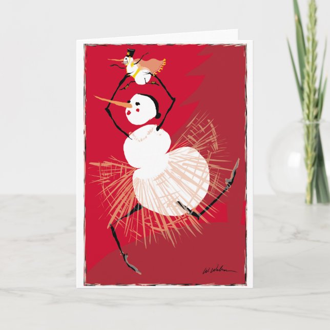 Cartes Pour Fêtes Annuelles Danseurs de casse-noix (Devant)