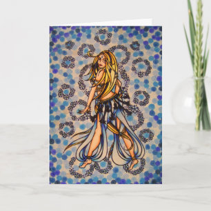 Cartes Pour Fêtes Annuelles Danseuse de Kalila Belly