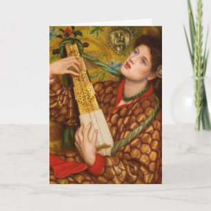 Cartes Pour Fêtes Annuelles Dante Gabriel Rossetti - Un Carol de Noël