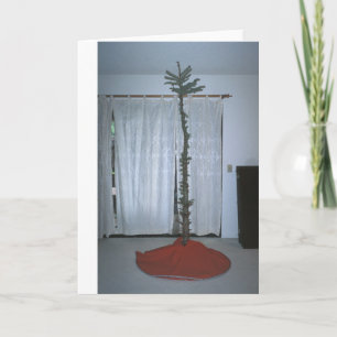 Cartes Pour Fêtes Annuelles D'arbre de Noël drôle et étrange
