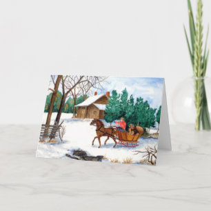 Cartes Pour Fêtes Annuelles Dashing the Fab 2 Christmas Card