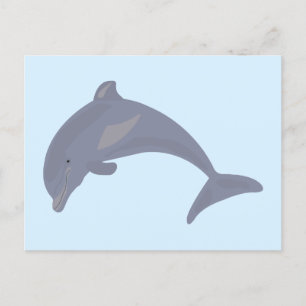 Cartes Pour Fêtes Annuelles Dauphin dans la mer