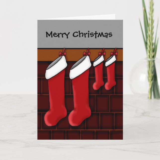 Cartes Pour Fêtes Annuelles De parents jumeaux en attente à Noël (Devant)