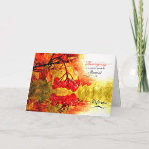 Cartes Pour Fêtes Annuelles de Realtor ou Immobilier Office Thanksgiving