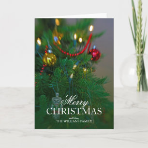 Cartes Pour Fêtes Annuelles De vacances toujours la vie. Arbre de Noël