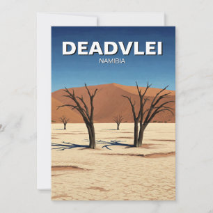 Cartes Pour Fêtes Annuelles Deadvlei Namibie Travel
