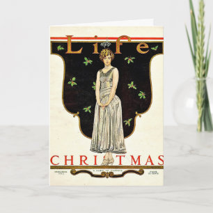 Cartes Pour Fêtes Annuelles Décembre 1923 Illustration de Noël par Coles Phill