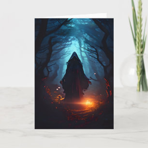 Cartes Pour Fêtes Annuelles Déchirer une Halloween sorcière