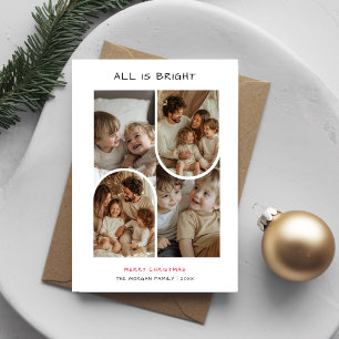 Cartes Pour Fêtes Annuelles Décontractée écriture tout est brillant photo de N