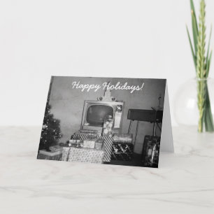 Cartes Pour Fêtes Annuelles Décor de Noël Vintage de l'Extraordinaire Old 1950