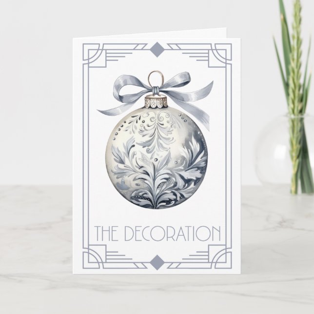 Cartes Pour Fêtes Annuelles Décoration de Noël (Devant)