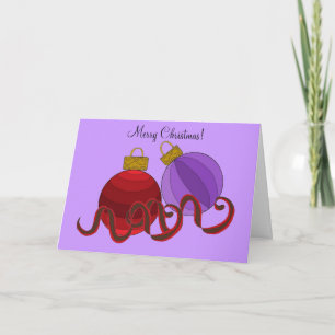 Cartes Pour Fêtes Annuelles Décorations d'arbres éblouissantes