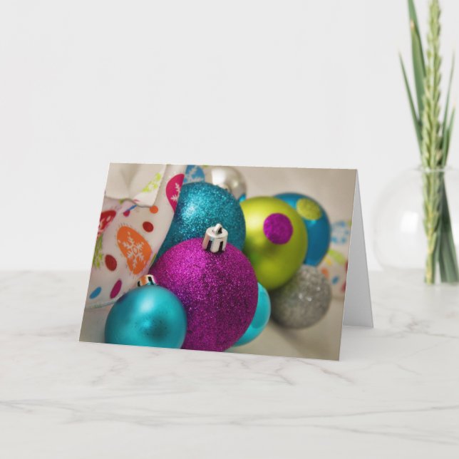 Cartes Pour Fêtes Annuelles Décorations de Noël (Devant)