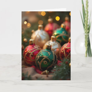 Cartes Pour Fêtes Annuelles Décorations de Noël Colorées