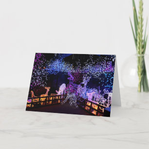 Cartes Pour Fêtes Annuelles Décorations De Noël Roses Et Violettes En Plein Ai