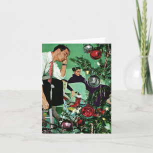 Cartes Pour Fêtes Annuelles Découpage de l'arbre