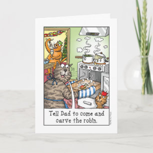 Cartes Pour Fêtes Annuelles Découpez le merle !