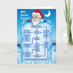 Cartes Pour Fêtes Annuelles Découvrez Si Père Noël Visite Cette Année