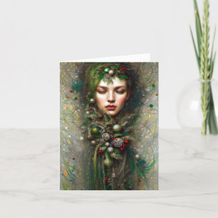 Cartes Pour Fêtes Annuelles Déesse de Noël