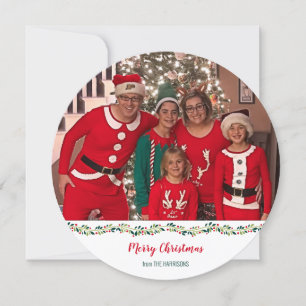 Cartes Pour Fêtes Annuelles Défi photo famille pyjama de Noël