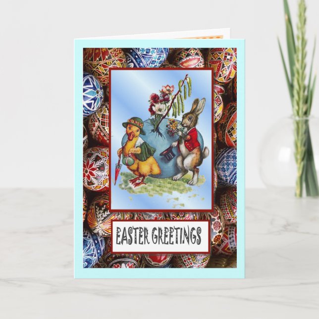 Cartes Pour Fêtes Annuelles Défilé de Pâques (Devant)
