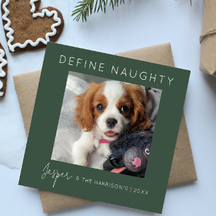 Cartes Pour Fêtes Annuelles Définir Naughty   5 Collage photo   Noël