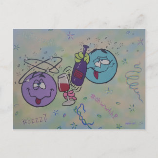 Cartes Pour Fêtes Annuelles Dégustation de vin