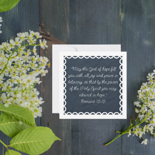 Cartes Pour Fêtes Annuelles Denim Lace Personnalisable Bibe Verse Téléchargeab