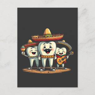 Cartes Pour Fêtes Annuelles Dentaire Floral Dentille Drôle Cinco De Mayo