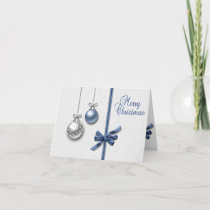 Cartes Pour Fêtes Annuelles Des balles de Noël brillantes et élégantes