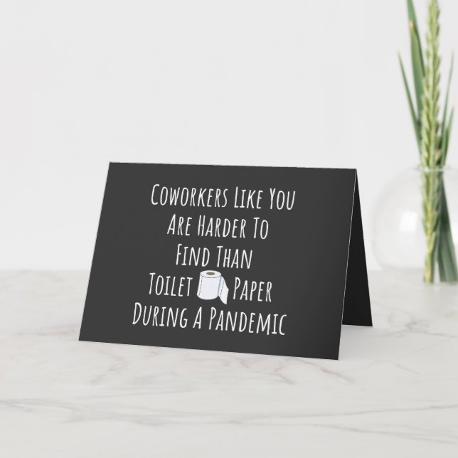 Cartes Pour Fêtes Annuelles Des Cotravailleurs Comme Vous Sont Plus Difficiles (Devant)